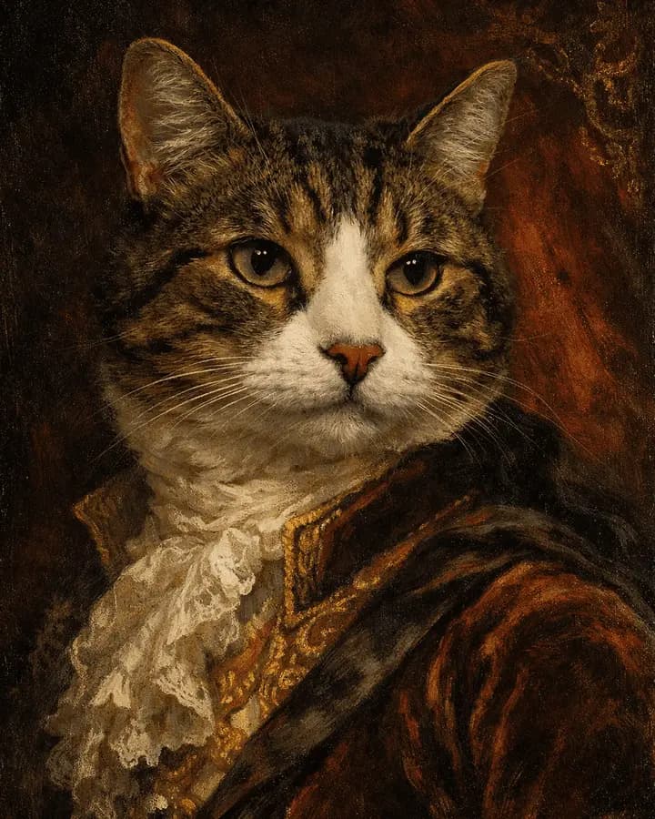 Sir Grognon III portrait royal