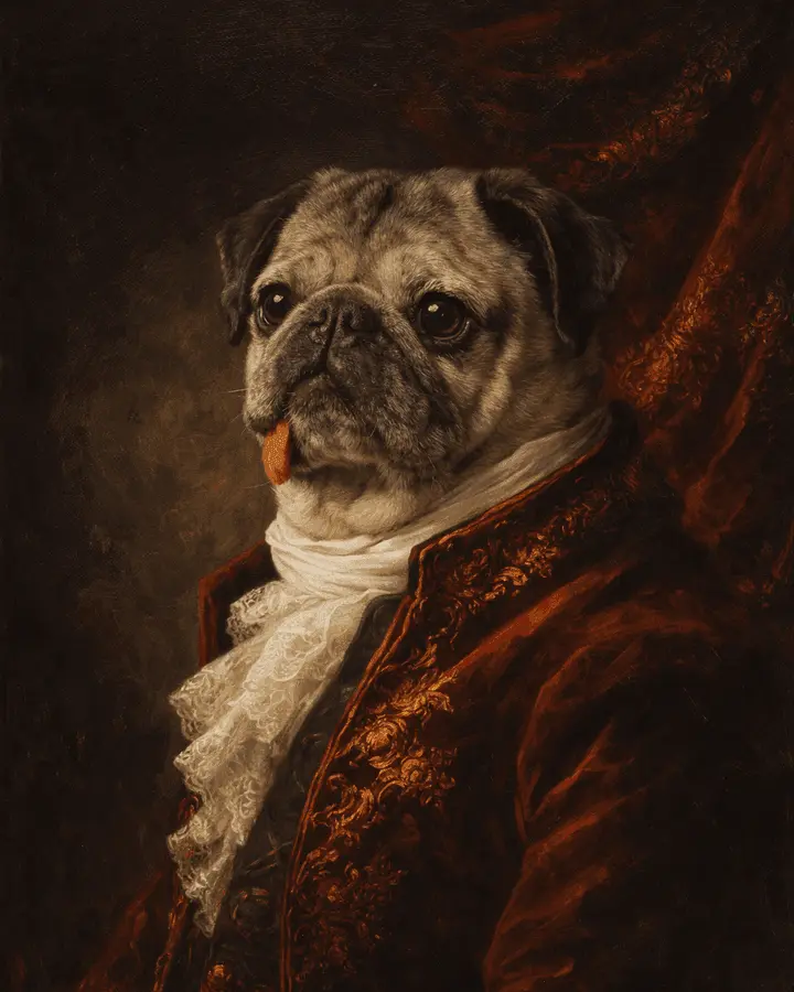 Duc de Ronflette portrait royal